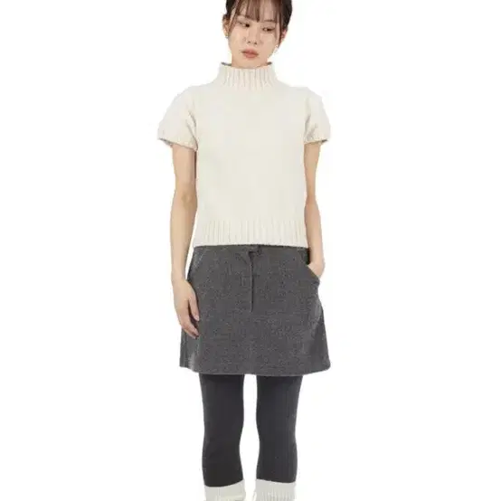 릿킴 LAMBS WOOL HALF KNIT