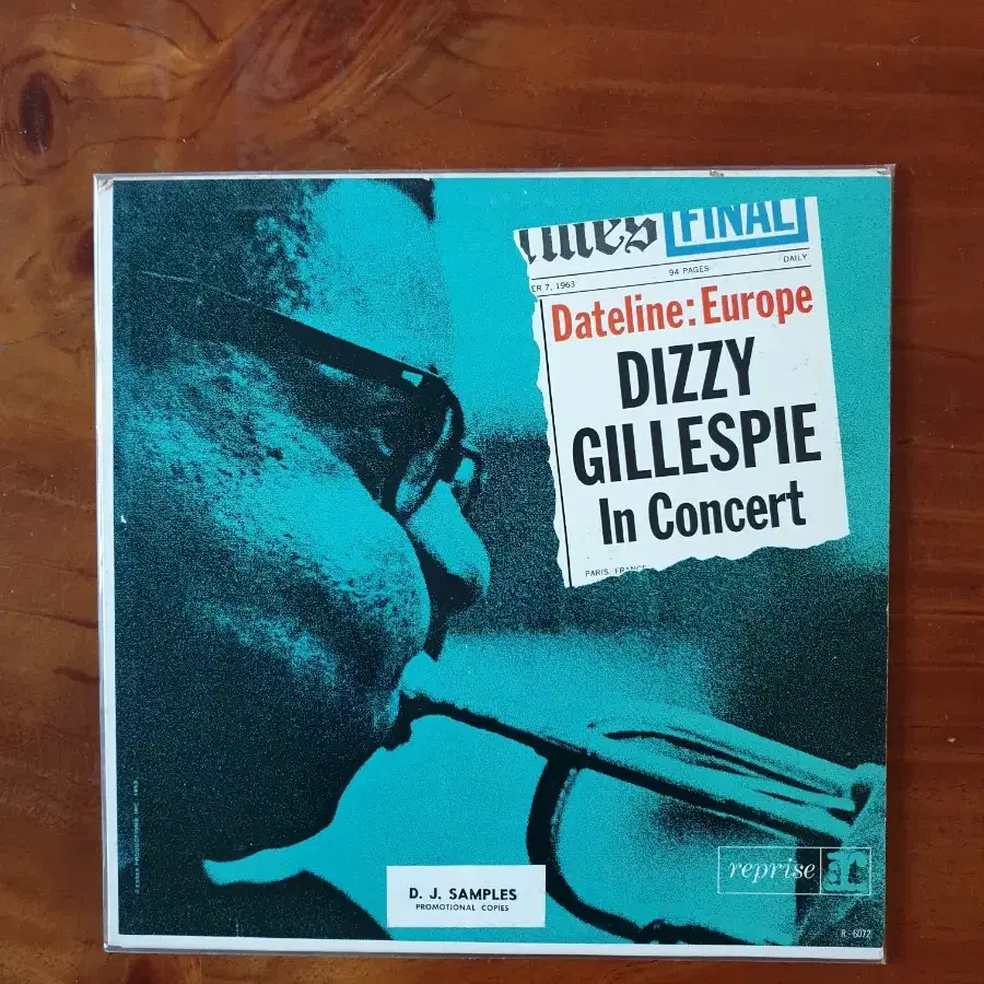 Dizzy Gillespie in Concert 재즈 LP