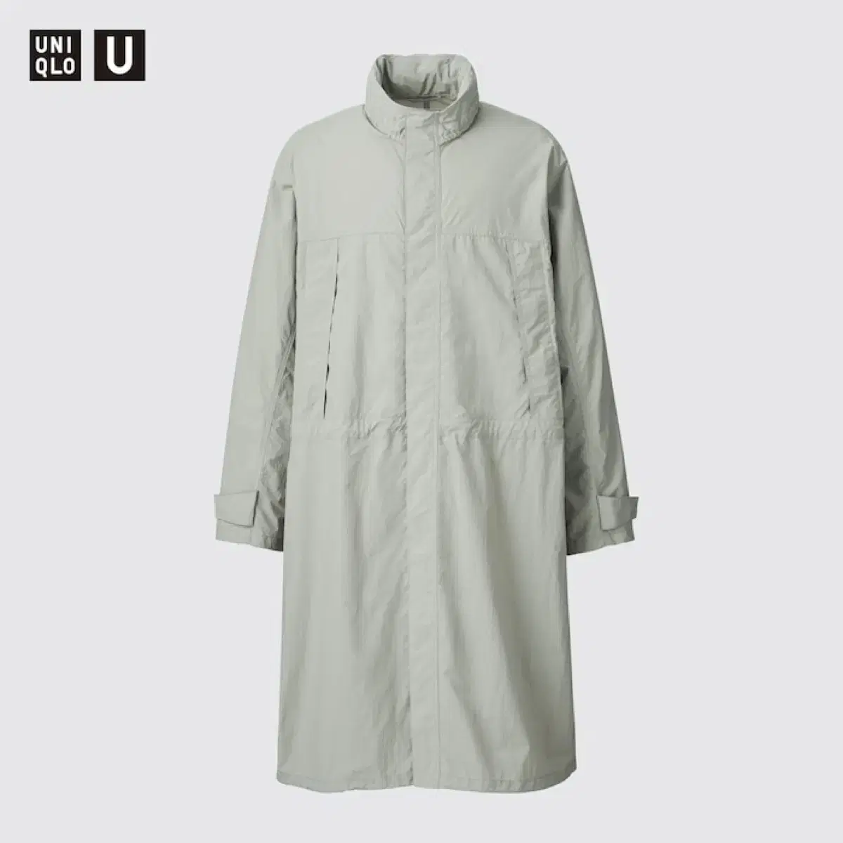 24SS UNIQLO U Lightweight coat M gray (green)