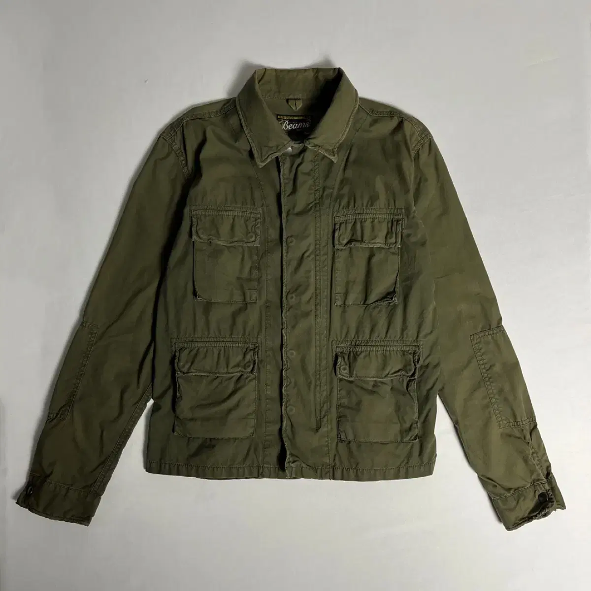 [beams] beams military putty jacket