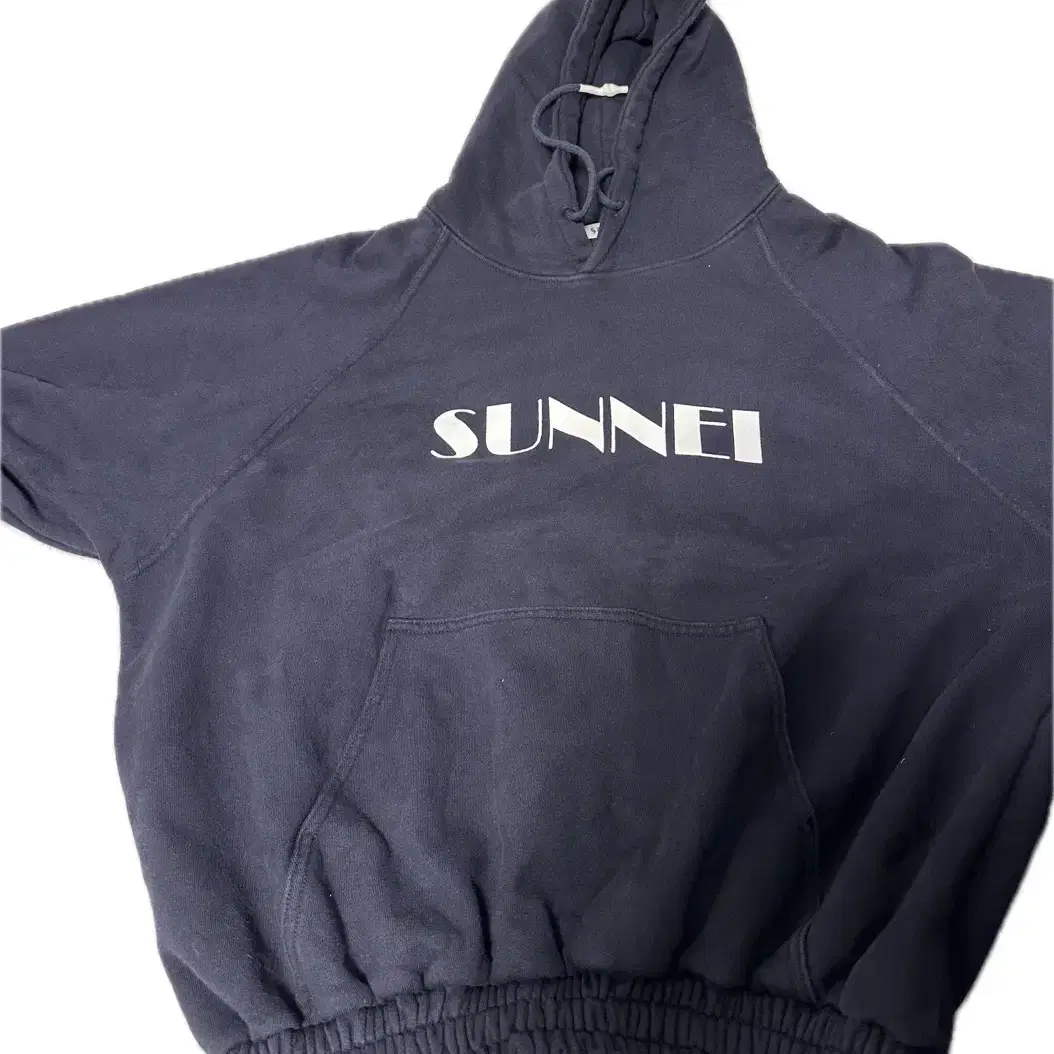 써네이 로고 후드 블루(Sunnei logo hoodie Blue)