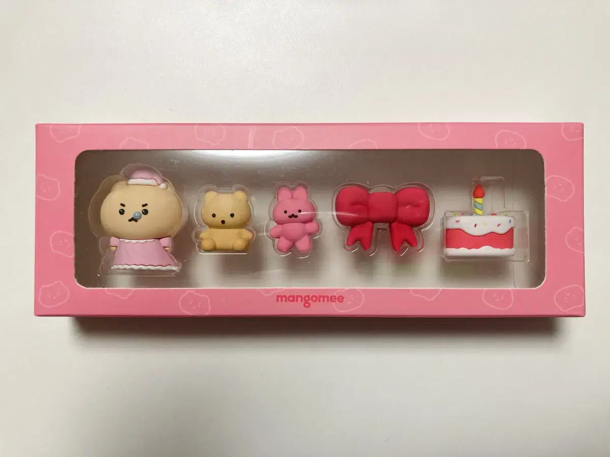 Manga Bear Figures Charm Set Pinkver Jibitsu Unsealed