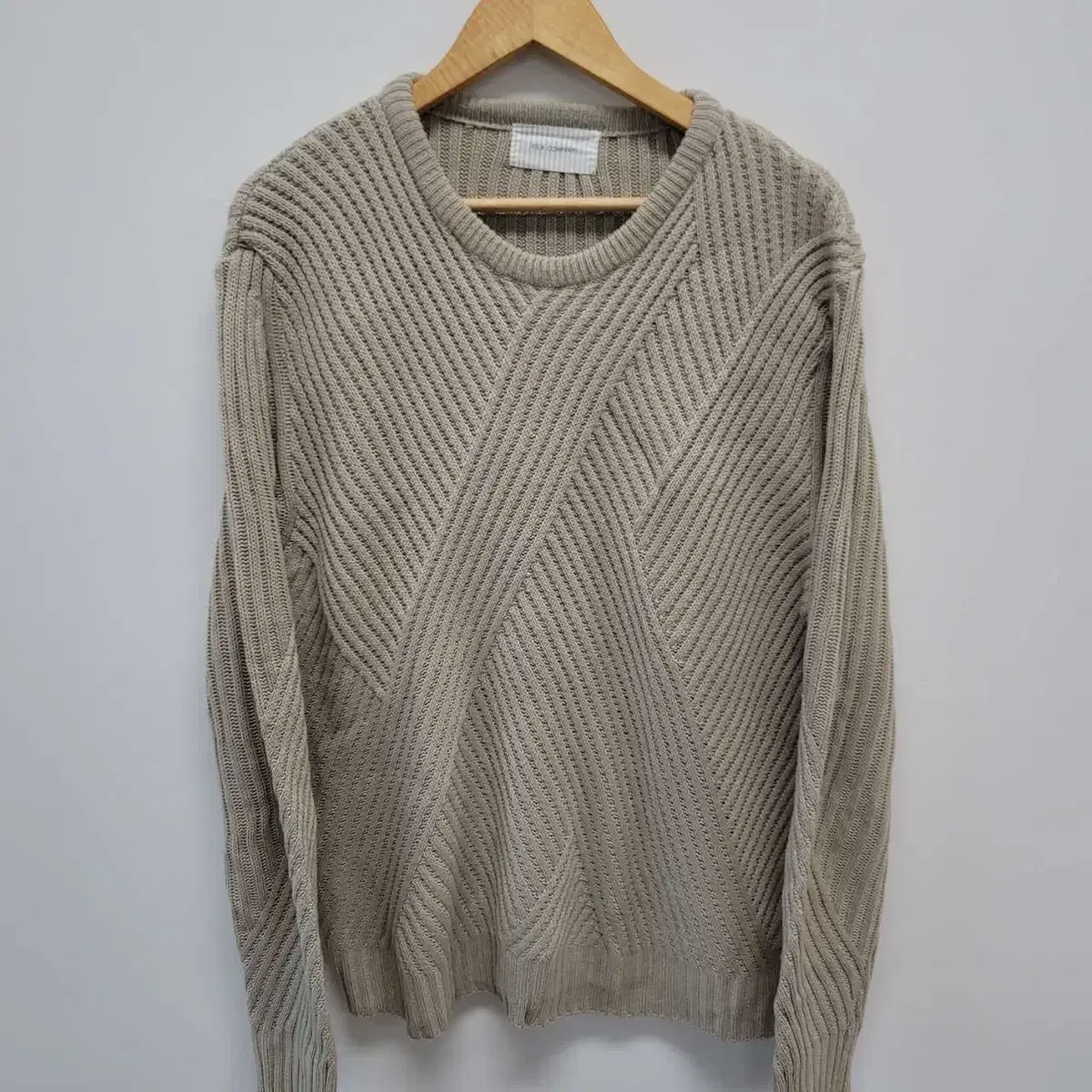 XL) YSK Beige Knit