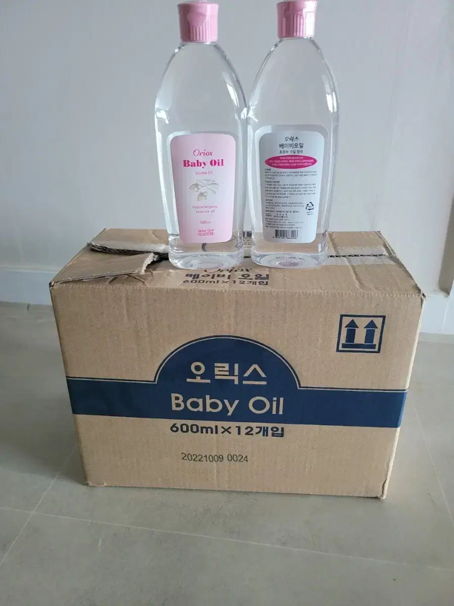 오릭스 베이비오일 600ml 5box 미사용