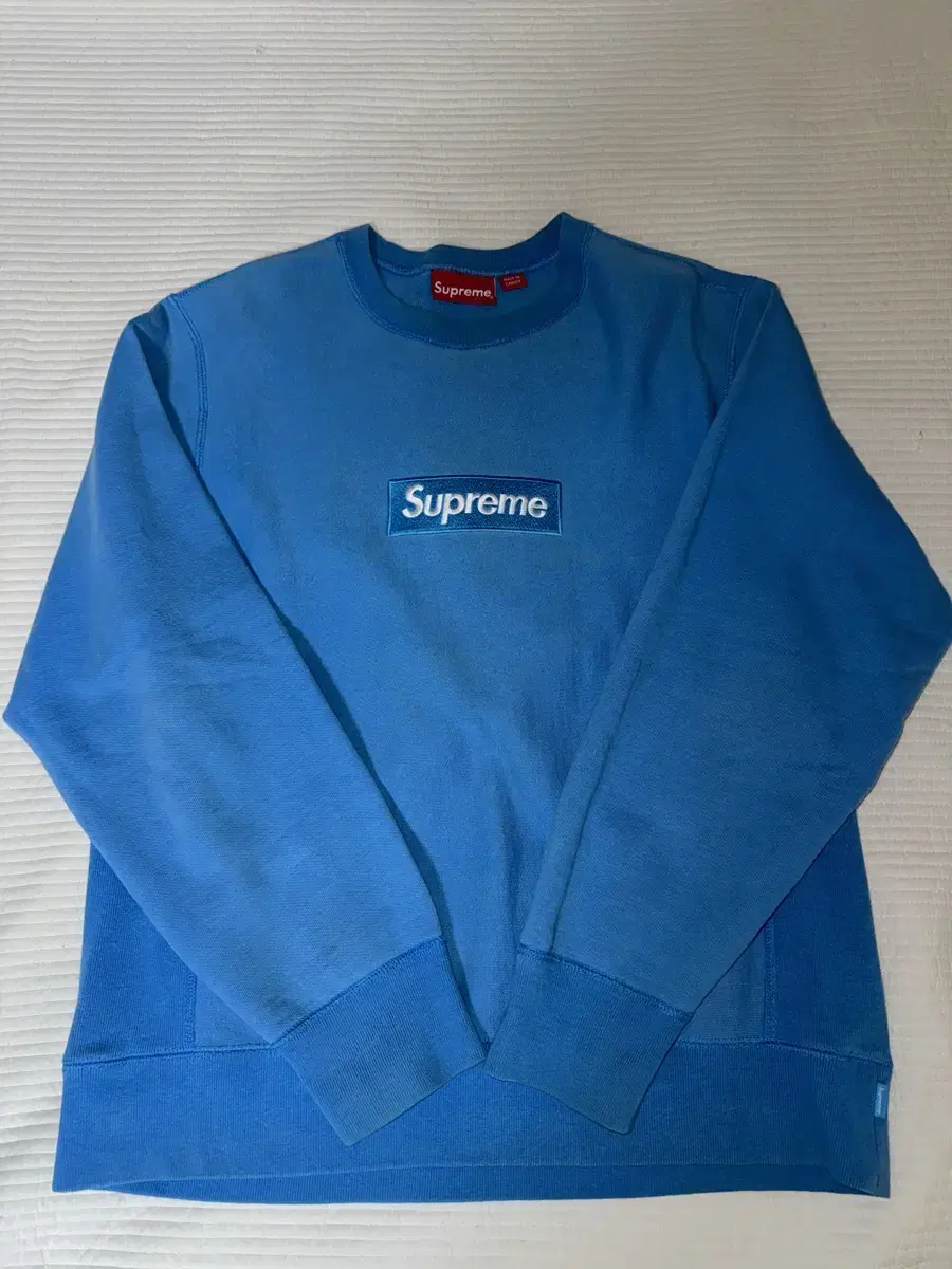 Quick sale)Supreme Crewneck Royal Blue L