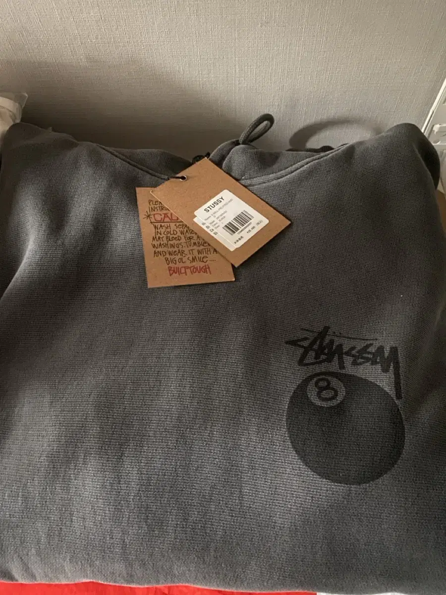 [Stussy][Hoodie][new] Eight Ball Hoodie.Black.Large