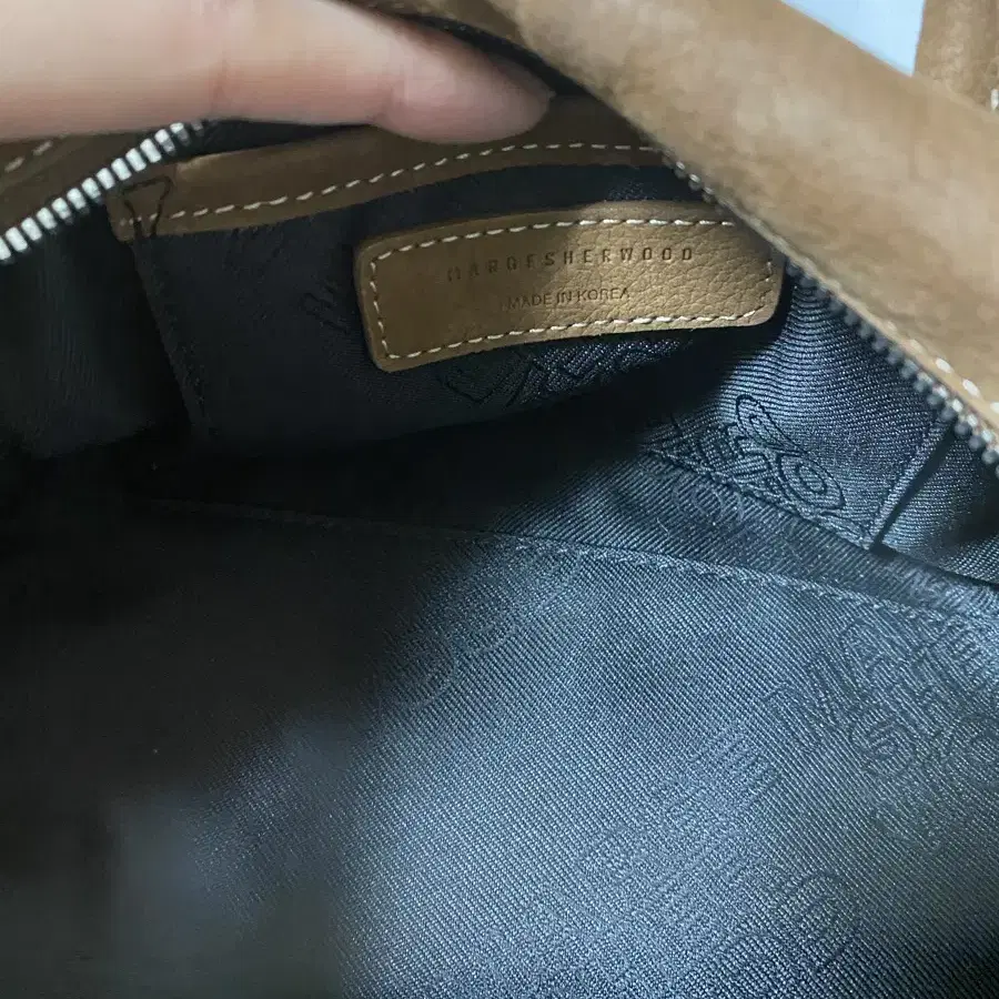 마지셔우드 - soft tote mini - chestnrt nubuck