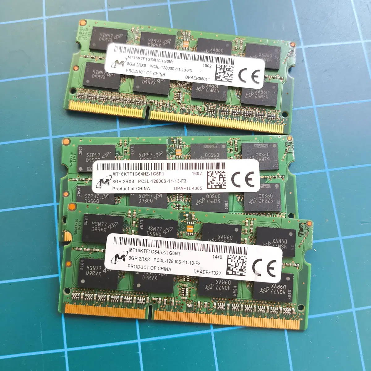 노트북용 램 8GB DDR3L SK / 마이크론 저전력