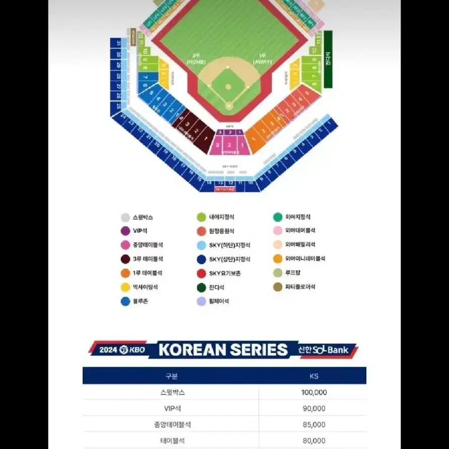 한국시리즈 3차 2연석 삽니다.