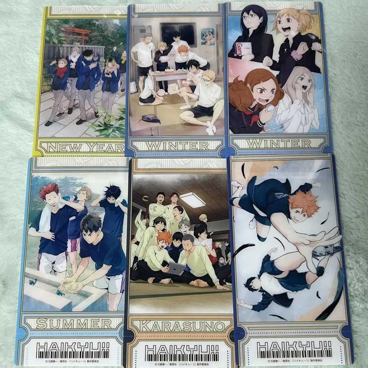 Haikyuu Clear Ticket 1 wts Kuroo Kenma hinata Bokuto Kageyama