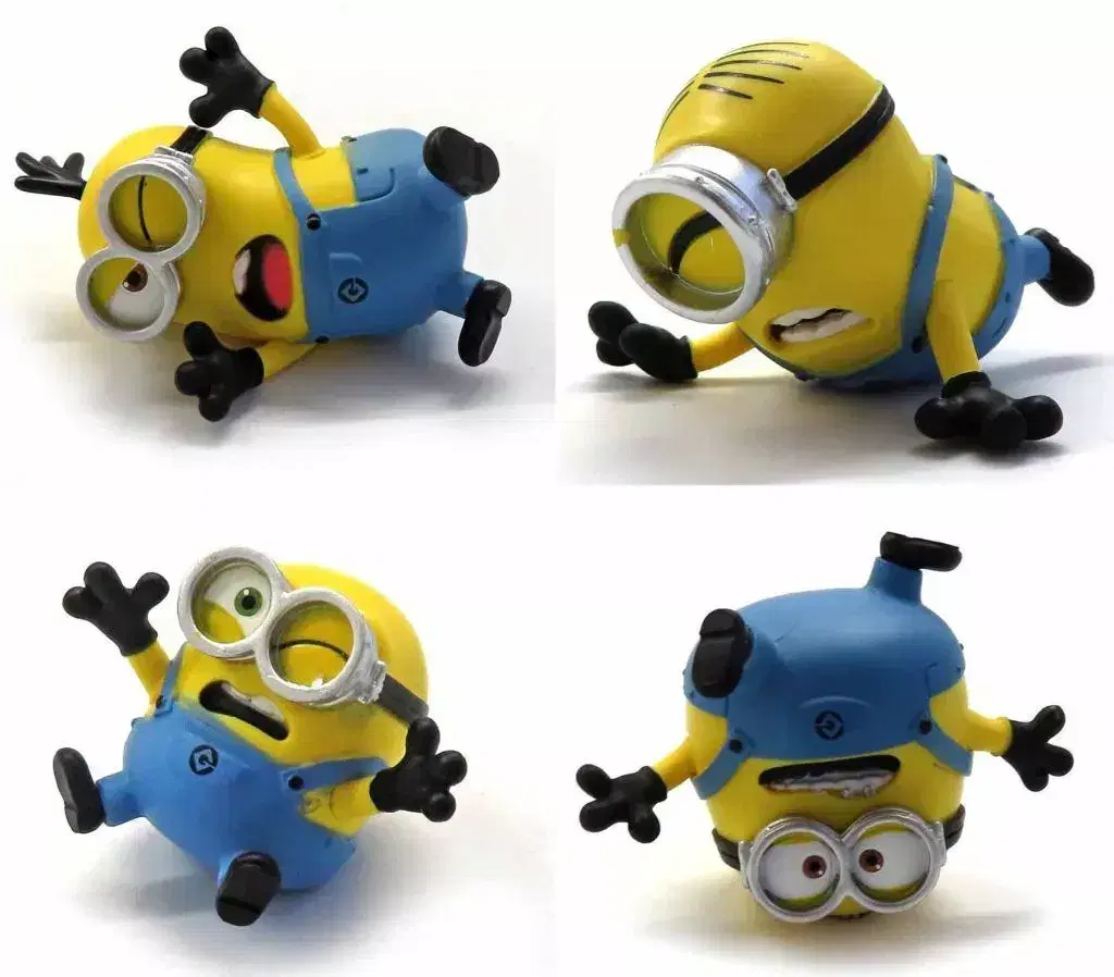 Minions Gacha Figures Collection Stencororin Kudang Figures 4pcs Unsealed