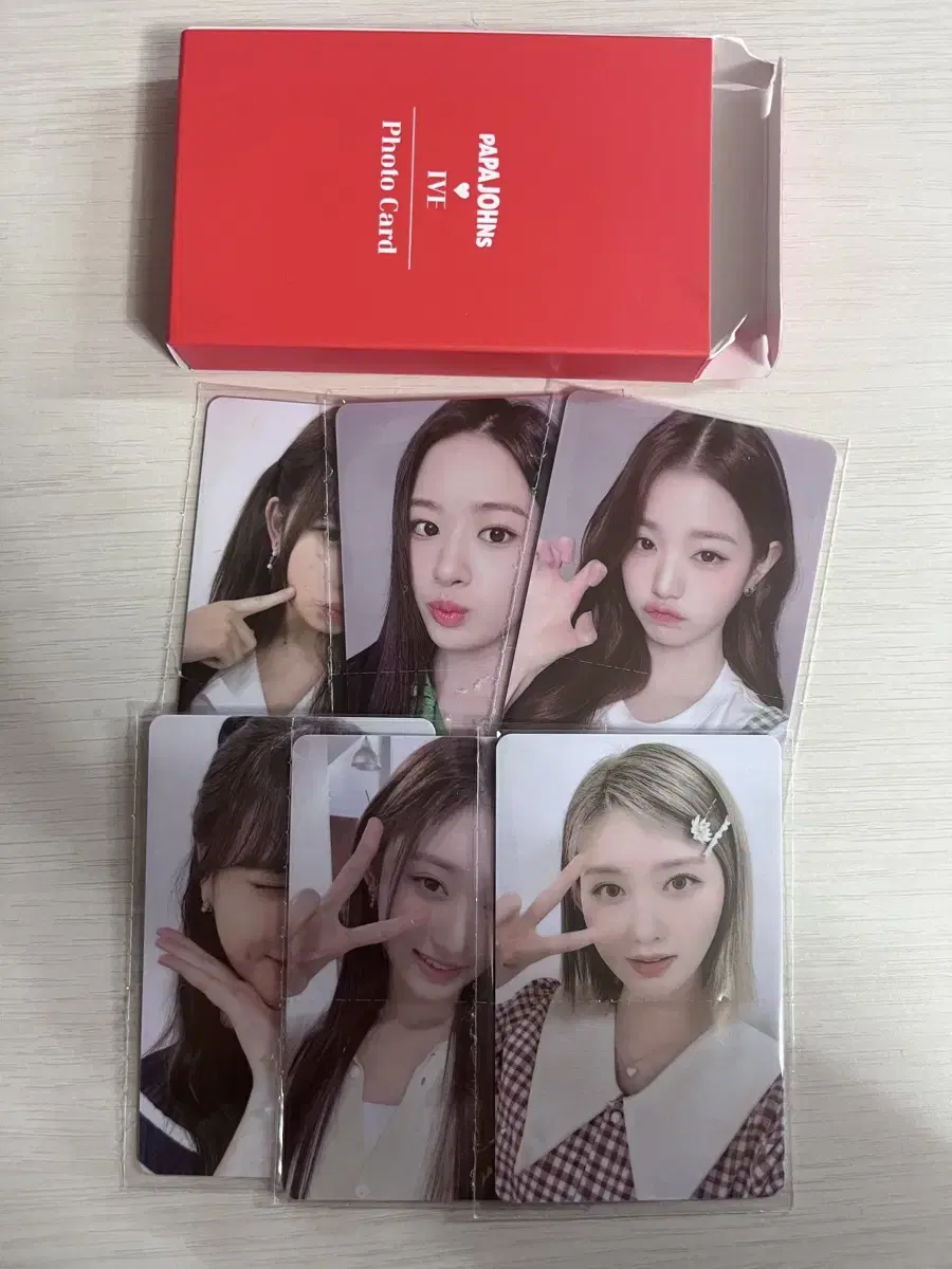 Ive papa johns 2nd photocard sealed for sale