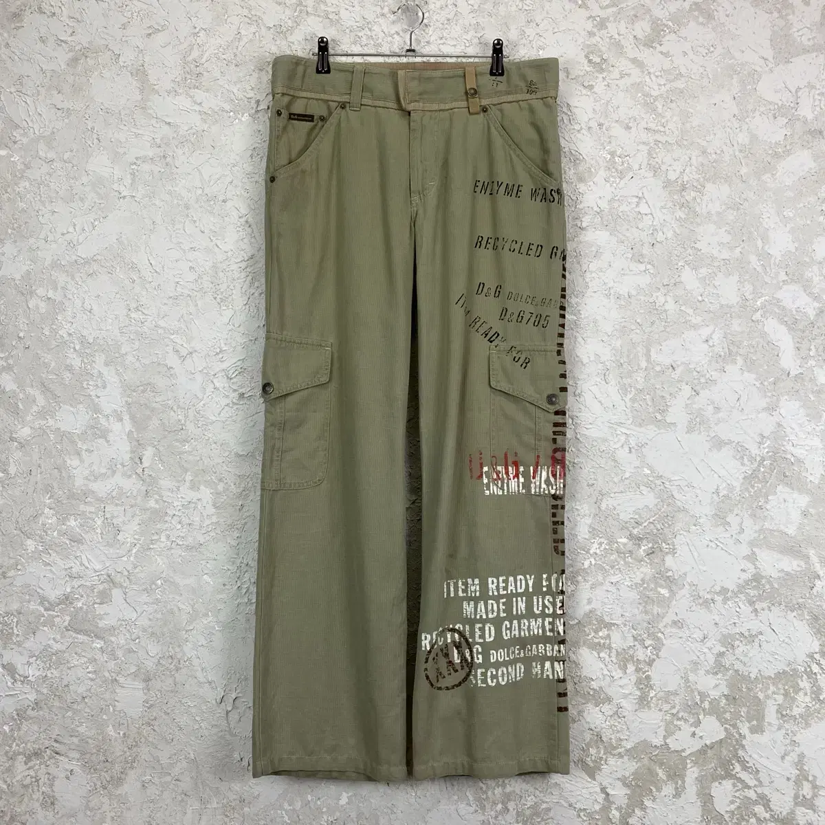 Dolce & Gabbana A/W 2003 Printed Cargo Pants