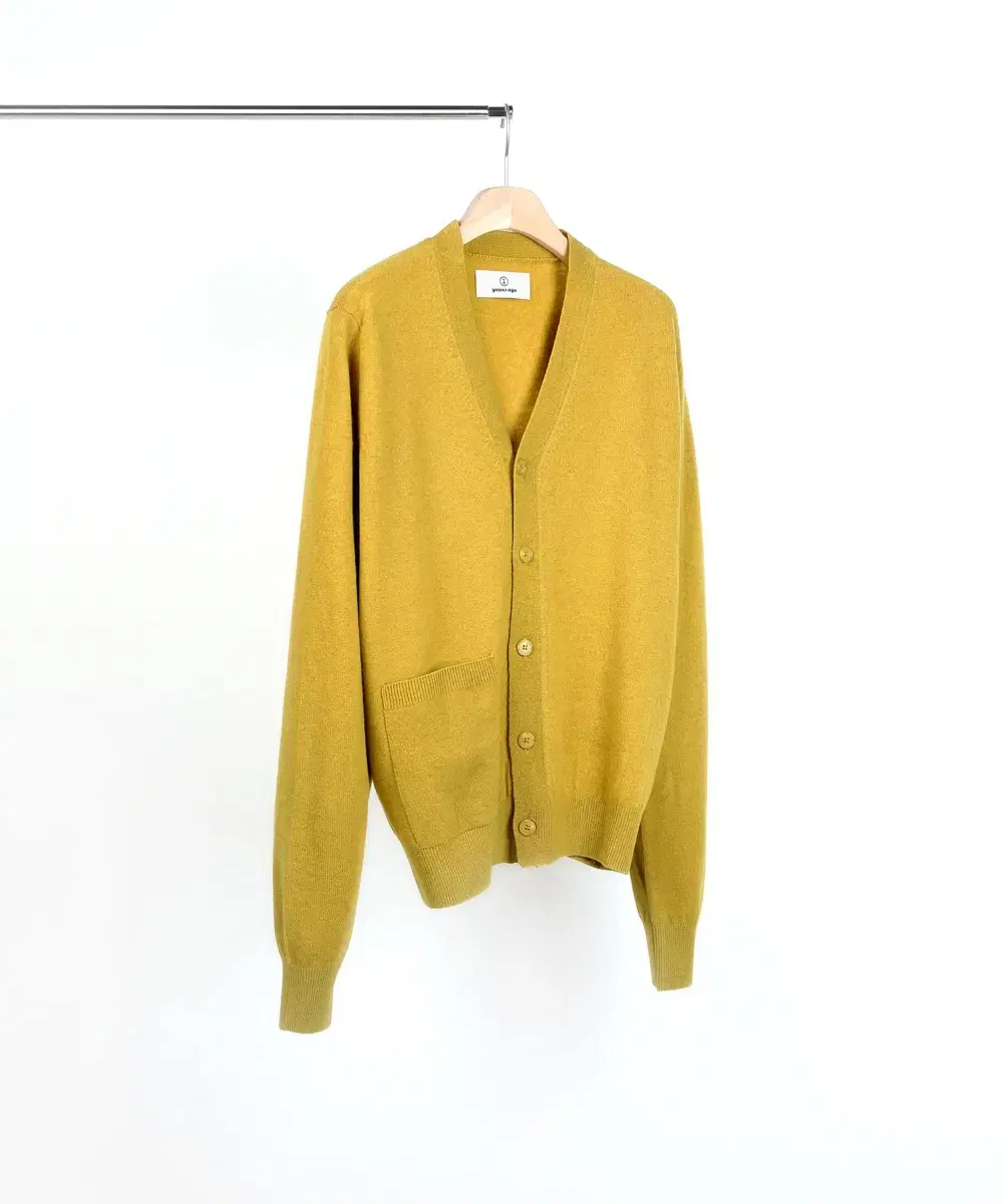 [S] Earth's A Go Rover Wool Cardigan 02-2 Lime (Thin Version)