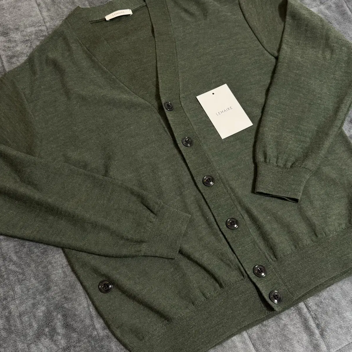 I'm selling [S] Lemaire Twisted Cardigan Green