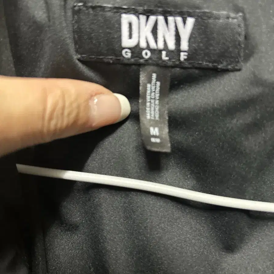 DKNY 봄버 자켓 얇은 패딩 M 골프의류 새옷 실측가슴104cm총장60