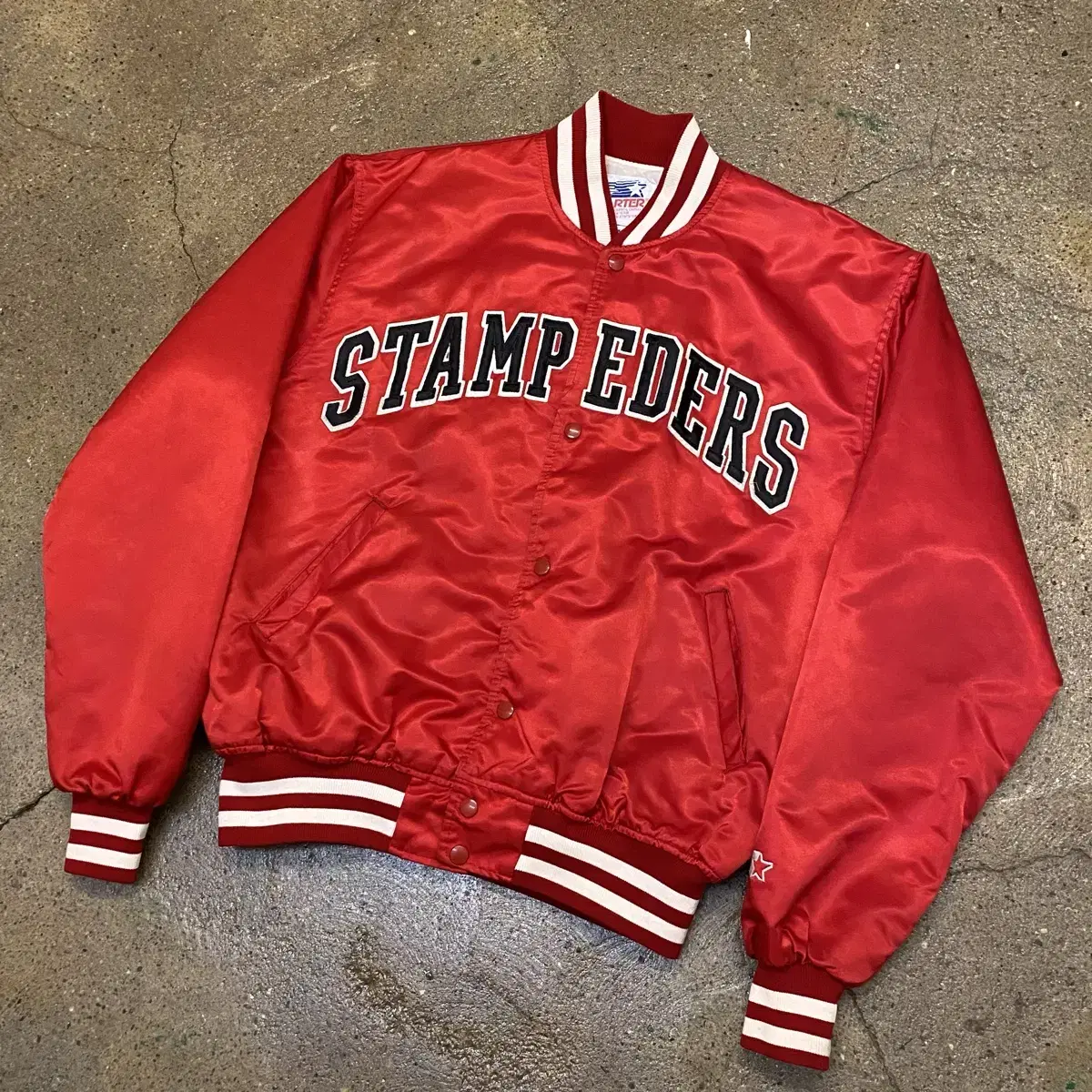 80s Made in USA 스타터 STAMPEDERS 스타디움 패딩