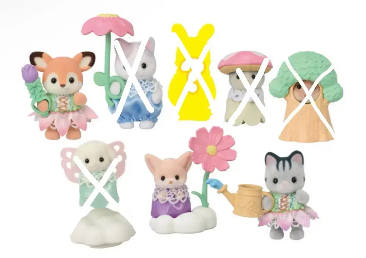 Sylvanian New Flower Garden Blindback Individual