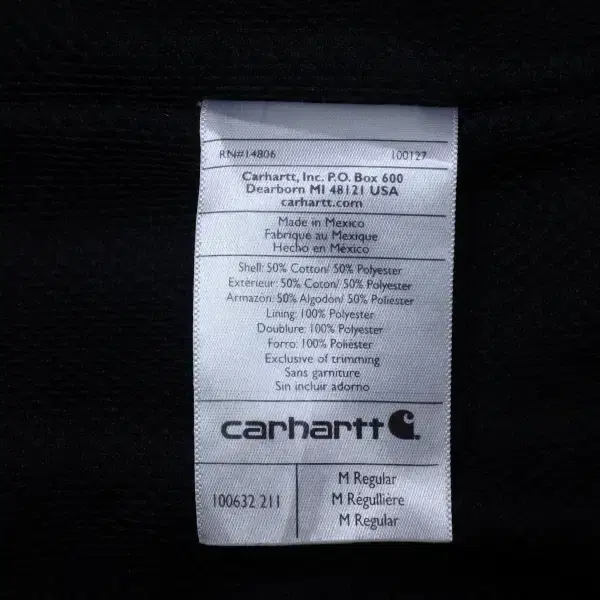 (XL) 칼하트 CARHARTT 써멀 후드집업 브라운