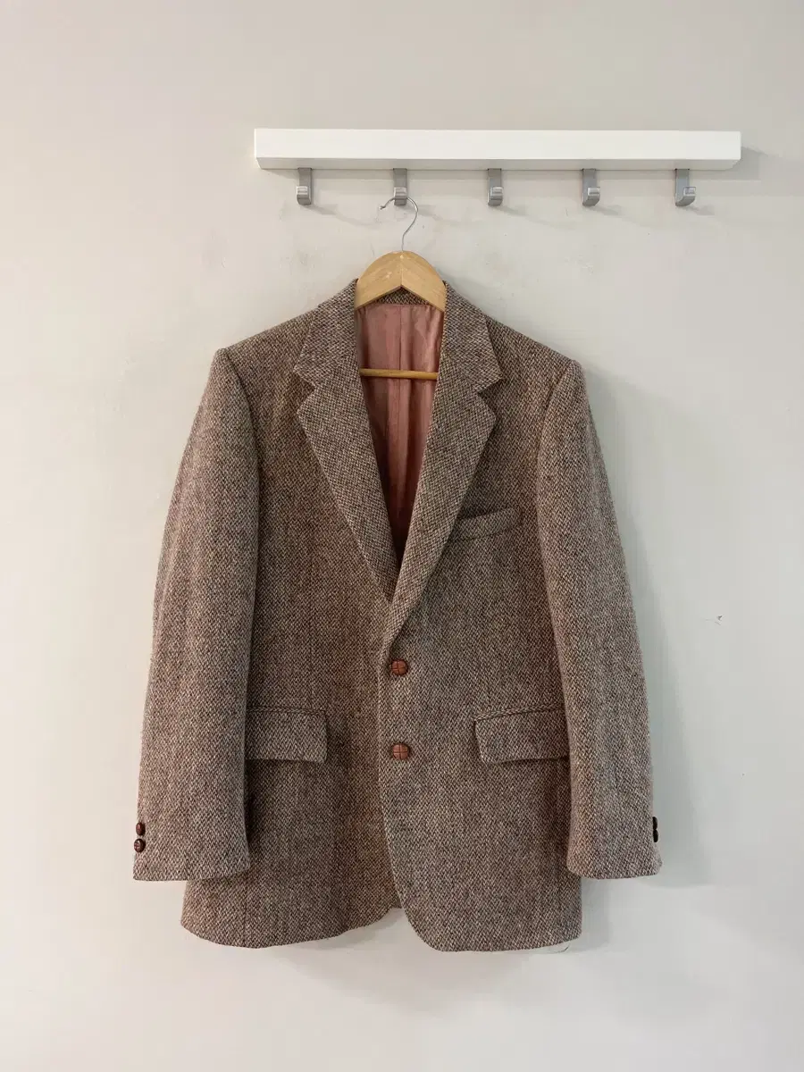 HARRIS TWEED 베이지자켓