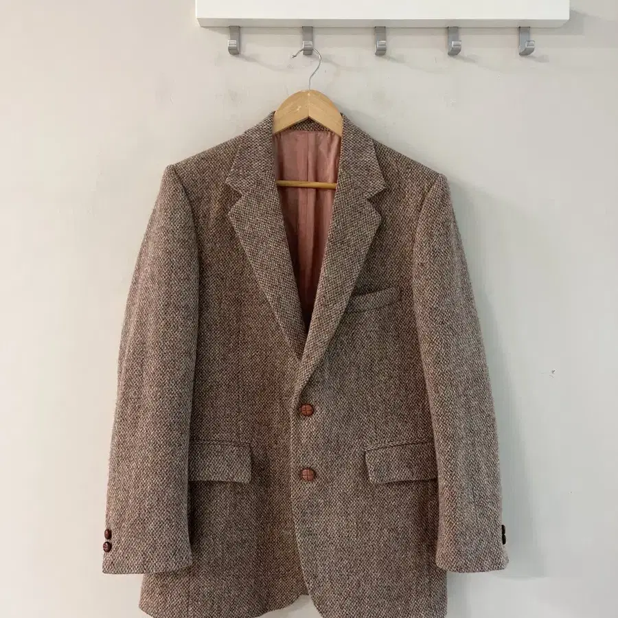 HARRIS TWEED 베이지자켓