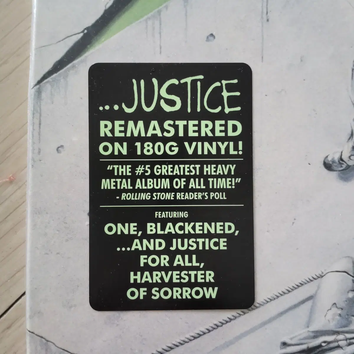 Metallica 메탈리카 4집 And Justice for All LP