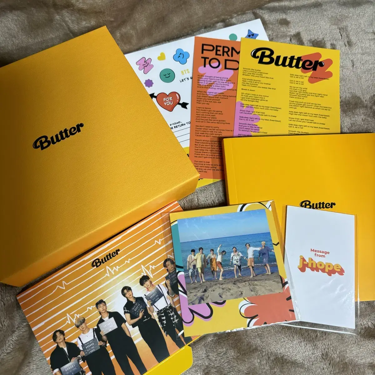 BTS's Butter Permission to Dance album.