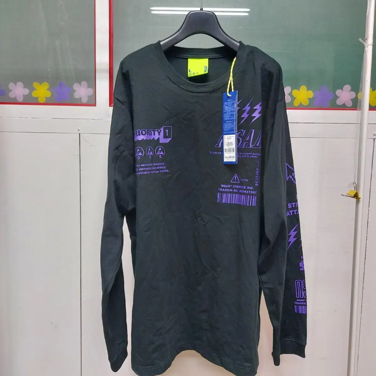 NSAD Sprite Lettering Long Sleeve T-Shirt [Unused] Men'sL 4j23