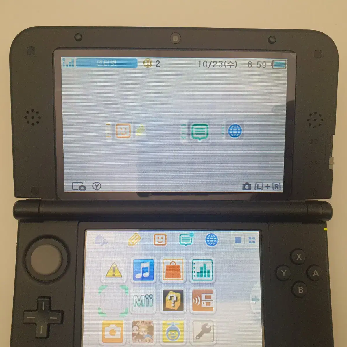 닌텐도 3DS XL 레드X블랙 중고