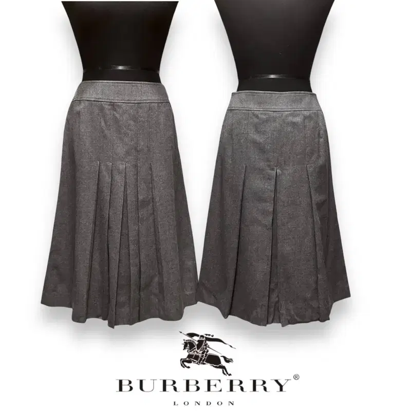 Burberry Wool Pleated Skirt Y07369