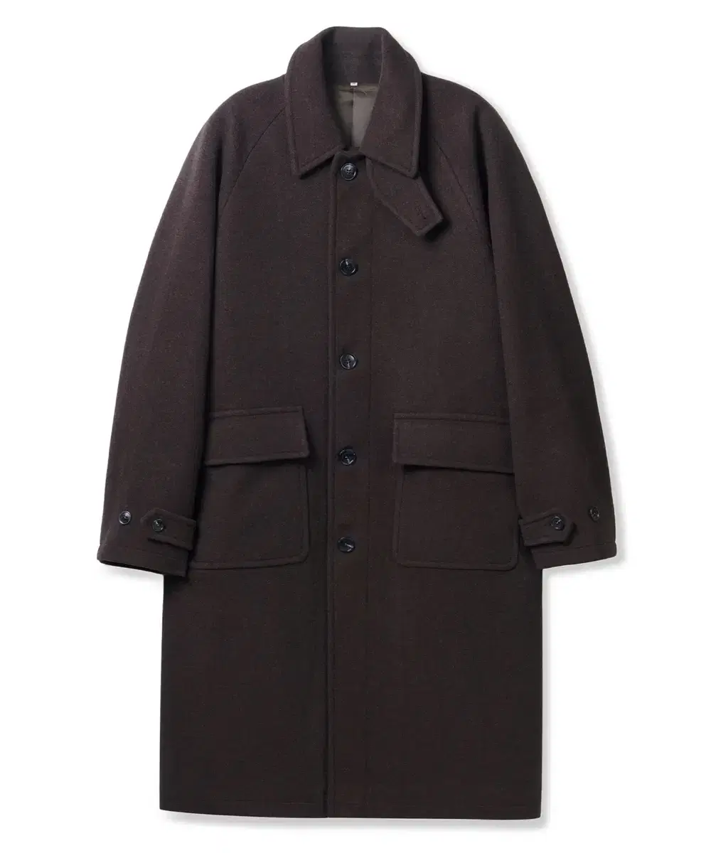 Urban Type Balmacan Wool Coat_Brown