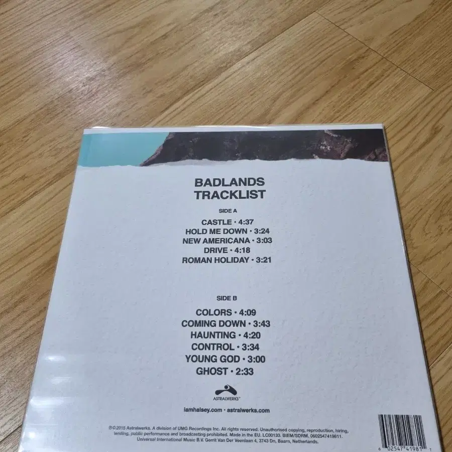 택포)할시 Halsey Badlands LP 한정반 개봉반