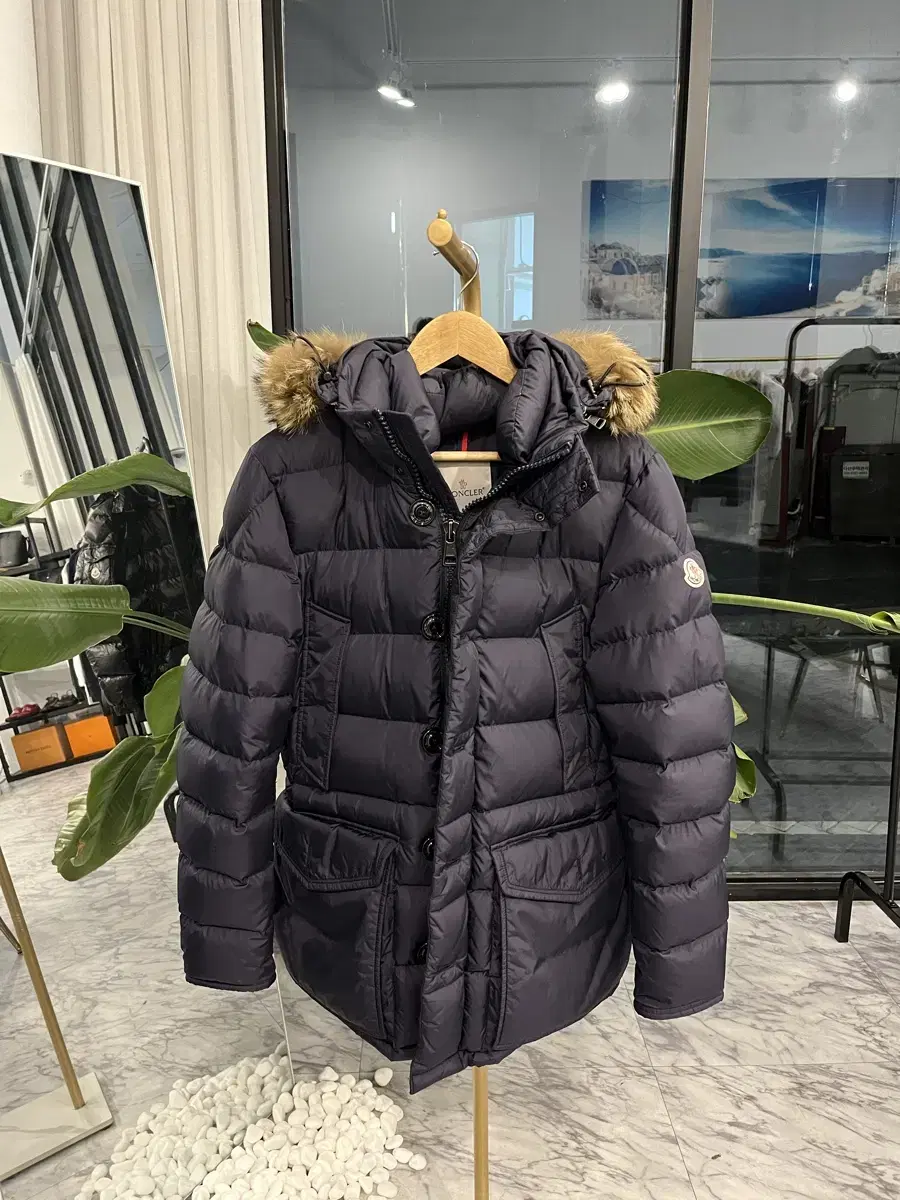 [pre-owned] Moncler Clooney Dark Navy