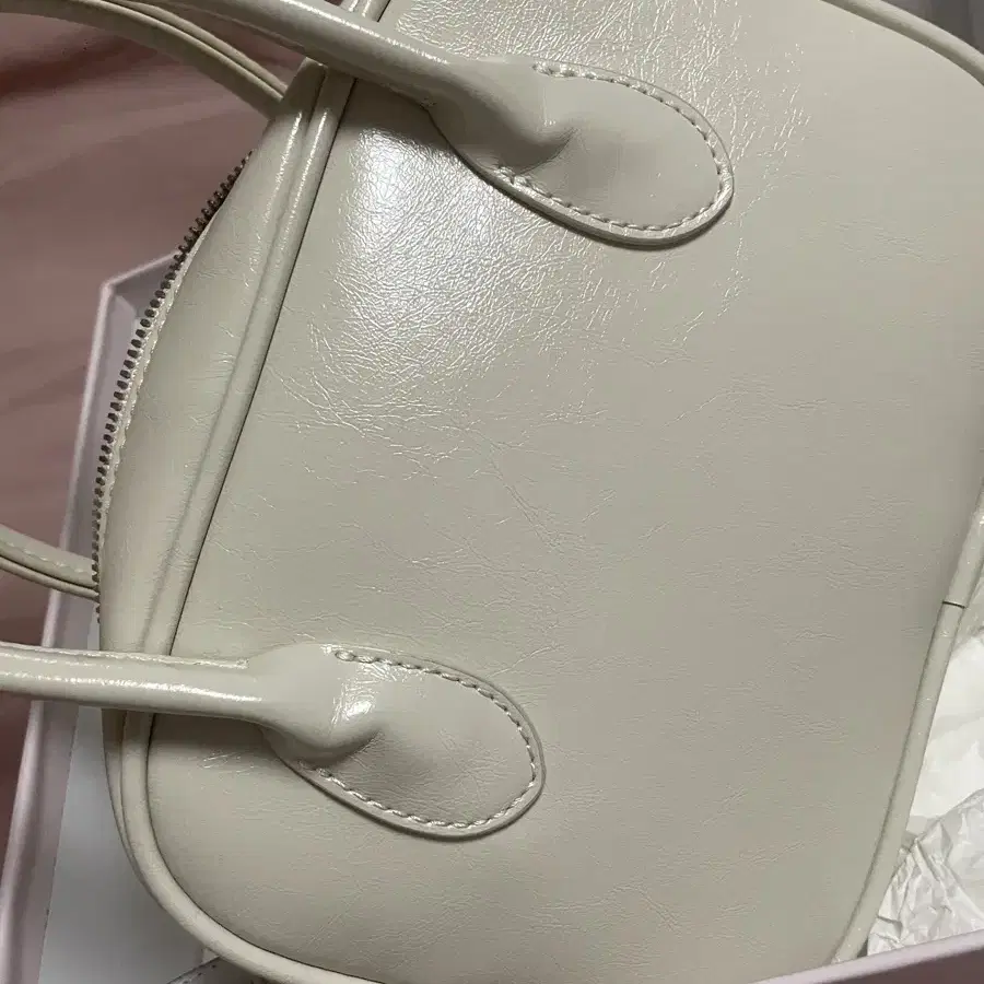 니히 스퀘어 백 미니 크림 NIEEH BAG MINI CREAM