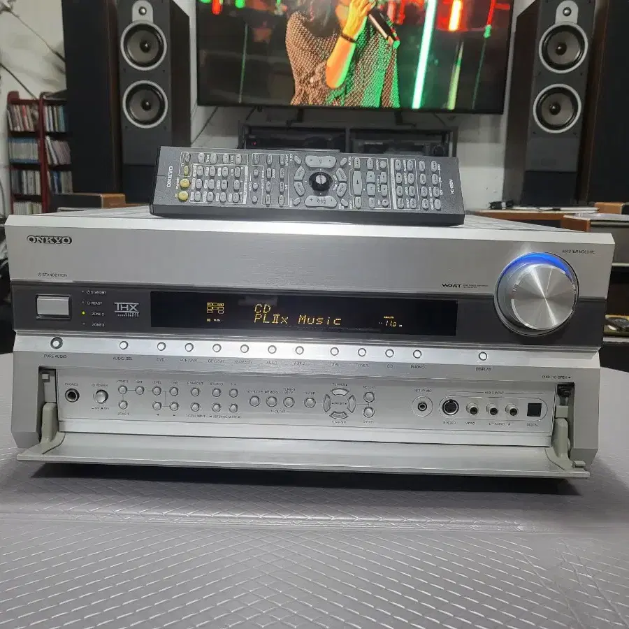 온쿄 ONKYO 7.1ch 상급 리시버 TX-SR875 턴테이블 운영가능