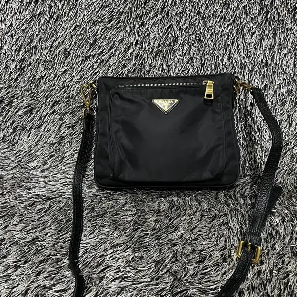 Prada Rina Nylon Crossbody Bag Pocono Black/X77/Excellent condition