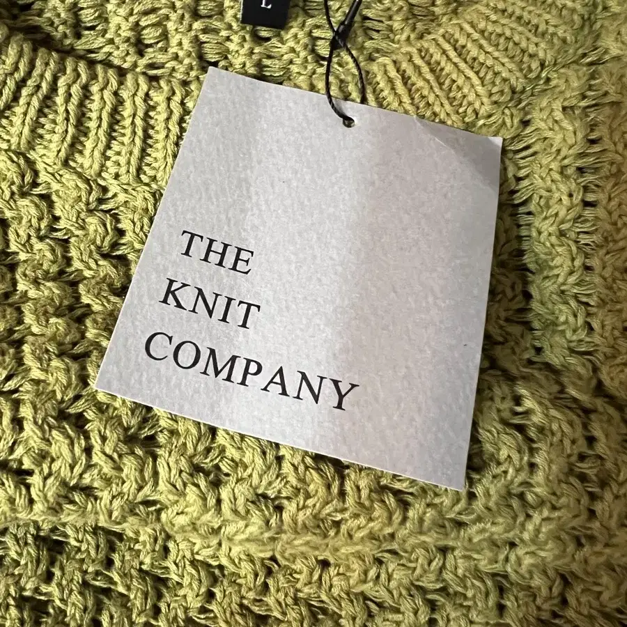 (새상품) THE KNIT COMPANY 면 니트 L