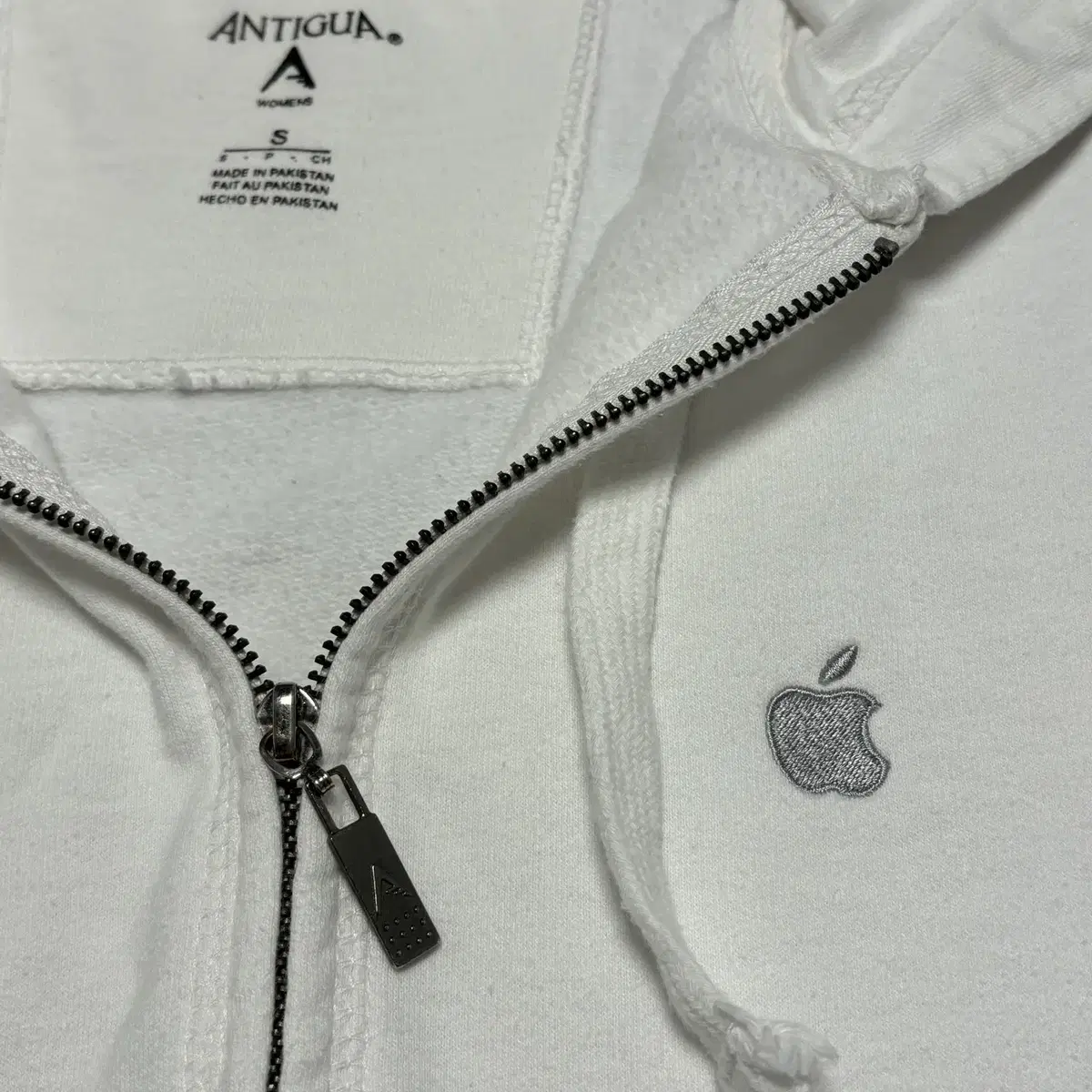 애플 Apple Hoodie 후디 후드 후드티 후드집업 / 화이트