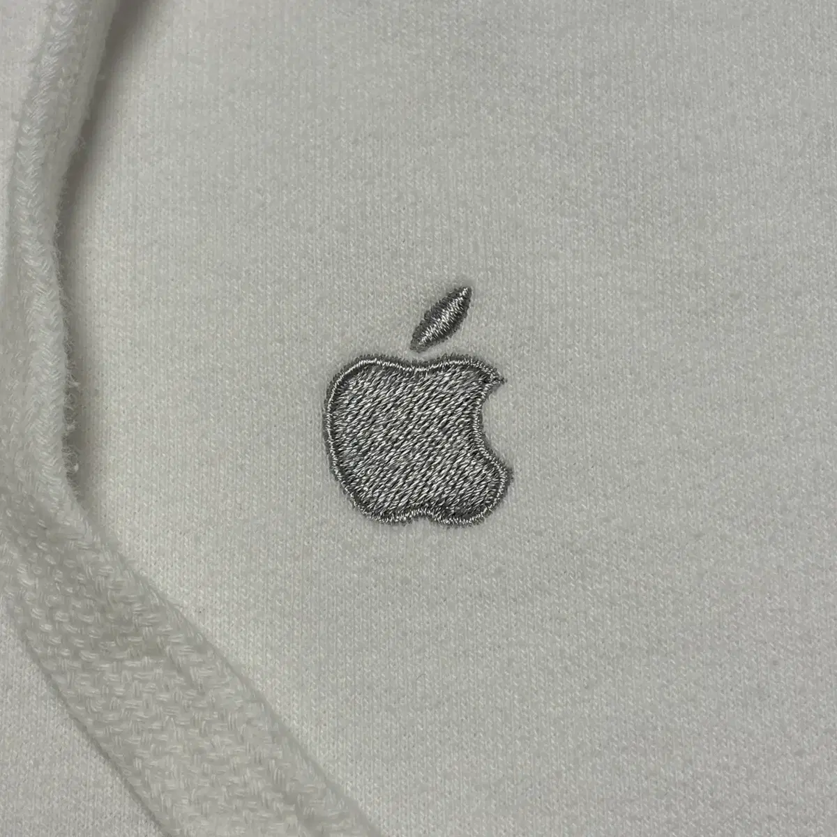 애플 Apple Hoodie 후디 후드 후드티 후드집업 / 화이트