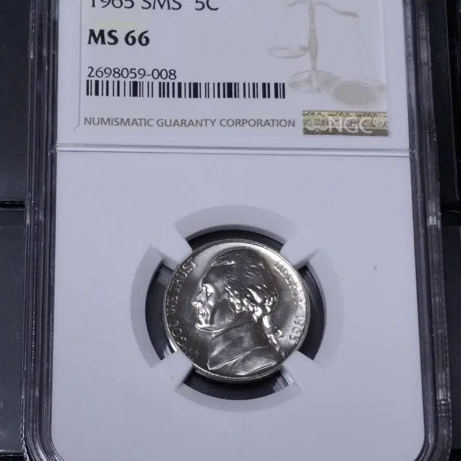 (25전시관/A007) 1965 미국 NGC ms66링컨외3종(S1)저렴