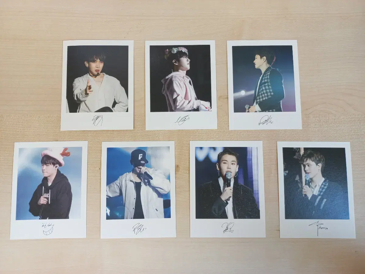 BTOB Merchandise unofficial goods polaroid in bulk