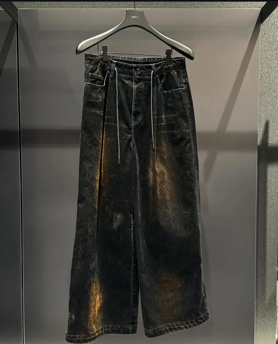 Junji 24FW Velvet-Like Denim Pants 46