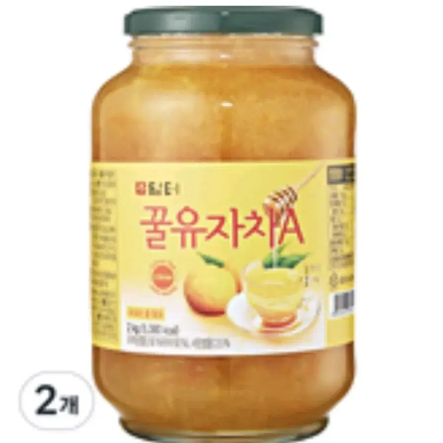 (무료배송) 담터 꿀유자차A 2kg 2개 유자차 담터유자차