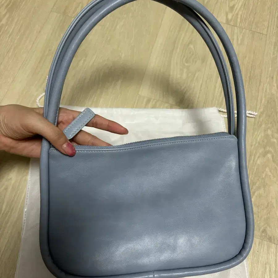 여밈가방 mini ridge bag (baby blue)