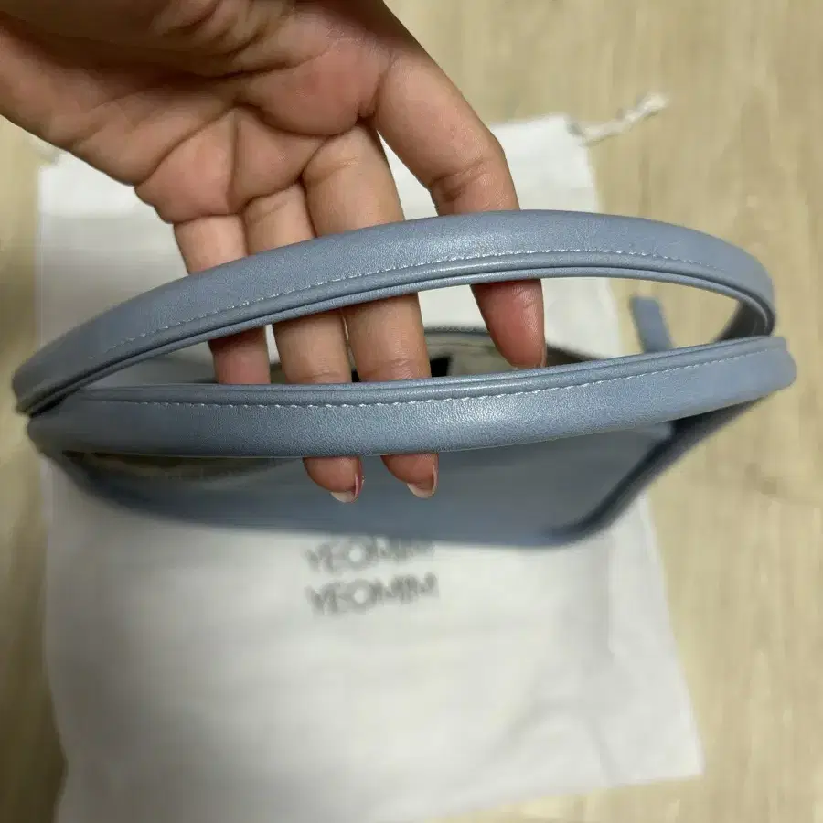 여밈가방 mini ridge bag (baby blue)