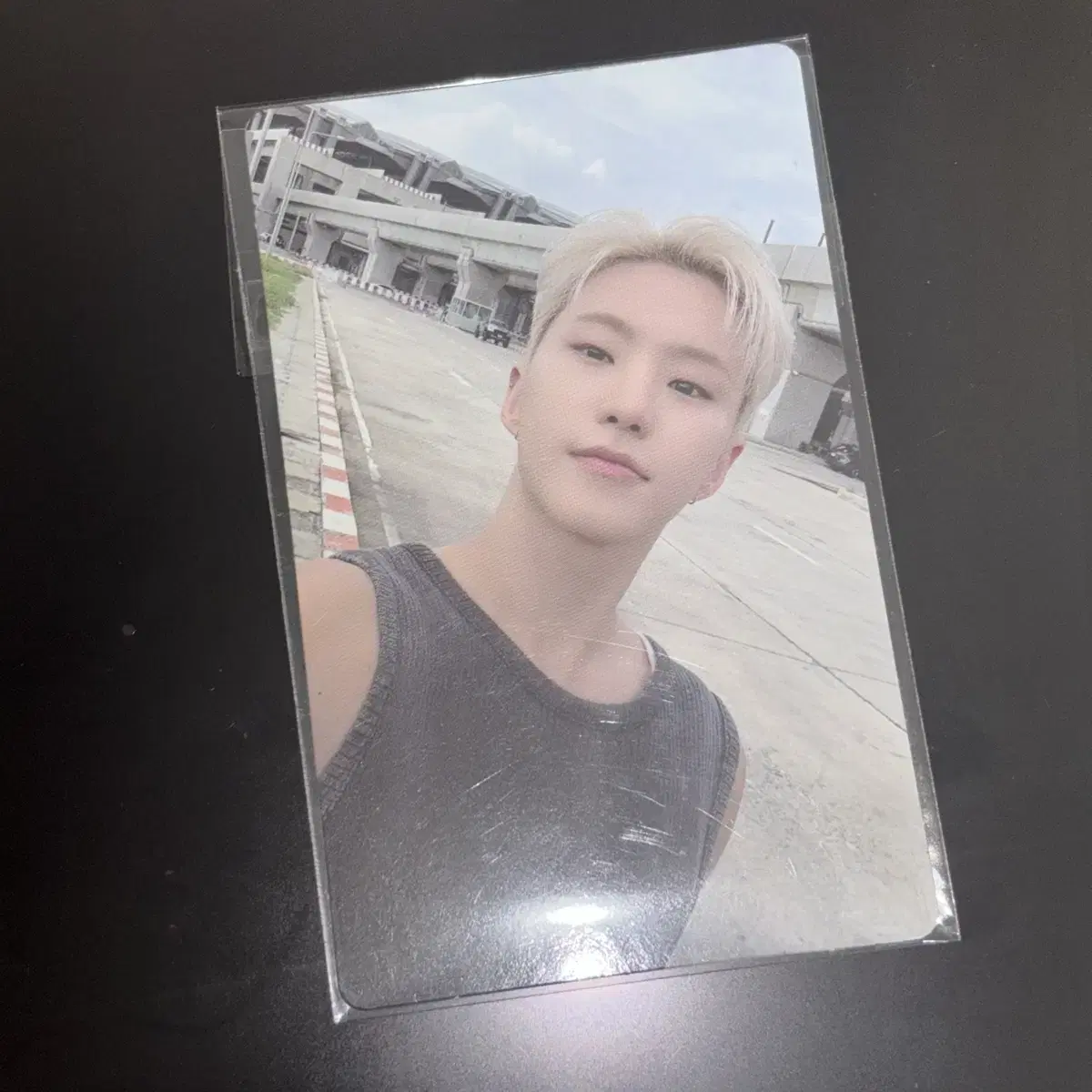 seventeen hoshi mini 12" spill the feels weverse ld photocard