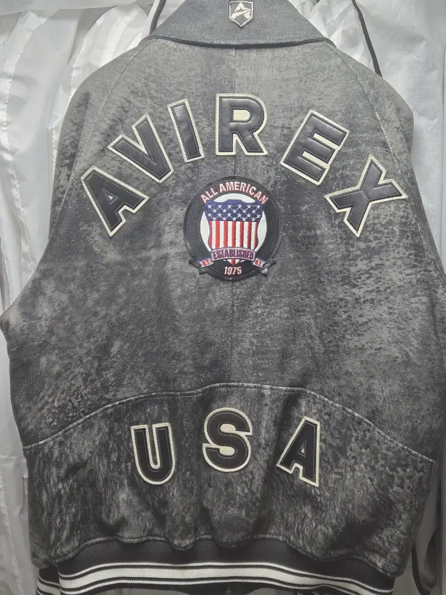 [DRYWAN] Avirex Sheepskin Varsity Jacket XXL