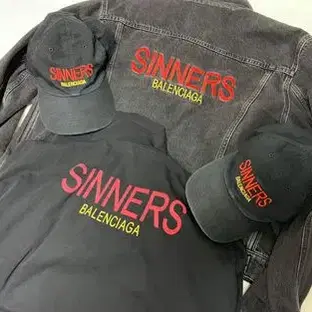 [48] 발렌시아가 시너스 SINNERS 흑청자켓 크롭자켓 청자켓