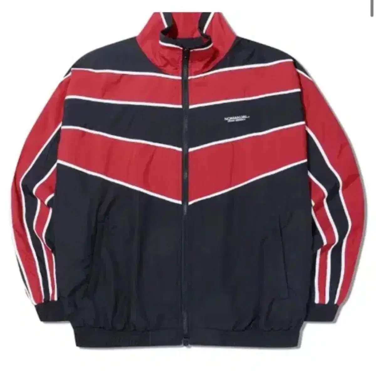 no manual line track jacket - red (l)