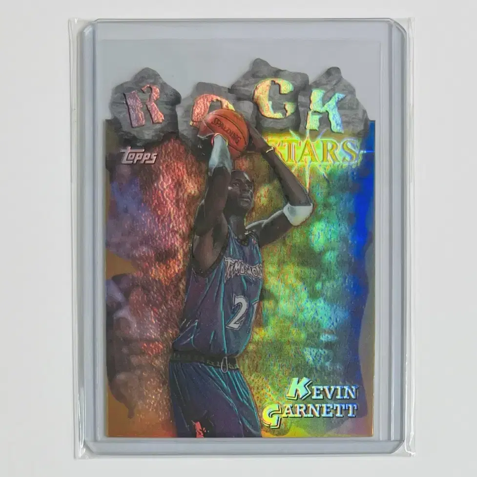 케빈 가넷 1997-98 TOPPS ROCK STARS REFRACTOR